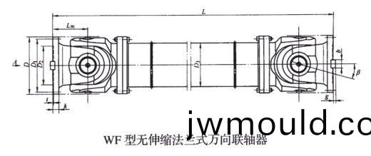 無伸縮(suo)法蘭式萬向聯(lián)軸器 無(wu)伸縮法蘭式萬向聯(lián)軸(zhou)器